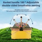 3-in-1 Pet Stroller with Car Seat (4-Wheel, Foldable, up to 36 lbs)