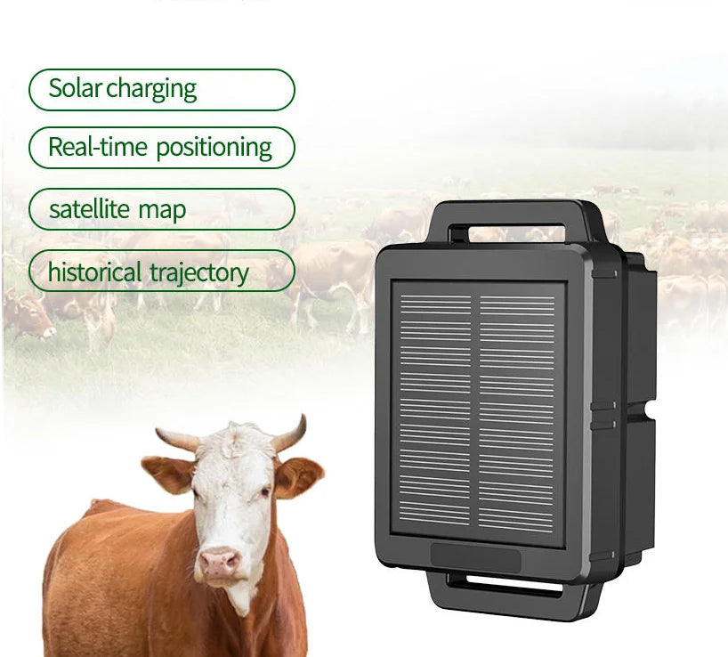 Solar Real-Time GPS Anti-Loss Tracker for Livestock, Sheep, Cows & Cattle