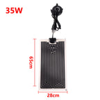 Adjustable Graphene Reptile Heat Mat — 10-Level Thermostat, 5W–45W