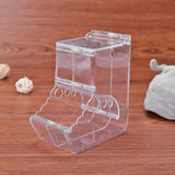 Clear Hanging Food Dispenser for Hamsters & Guinea Pigs
