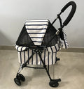 Fashion Universal-Wheel Pet Stroller — Lightweight Foldable Dog & Cat Cart with Modern Design