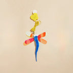 Hanging Simulation Bird & Insect Cat Toy — Self-Play Teaser Wand Toy for Kittens