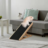 Foldable Elevated Pet Ramp, 35.5x16x24in, Black