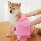 Imitation Deerskin Pet Drying Towel — Large Absorbent Quick-Dry Towel