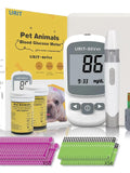 Pet Blood Glucose Monitor Kit for Dogs & Cats - Pain-Free No-Coding System