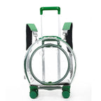Large-Capacity Transparent Space Capsule Pet Suitcase with Shoulder Straps