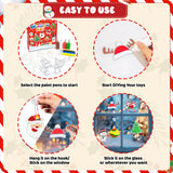 DIY Christmas Window Paint Art Kit (208-Piece Craft Set)