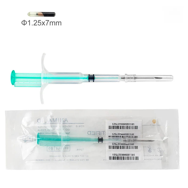 Pet Microchip Syringe Set - ID Chip Injectors for Dogs, Cats & Fish
