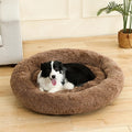 Long Plush Pet Sleeping Basket