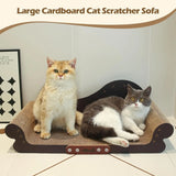 26-Inch Cardboard Cat Scratching Board Lounge Pad