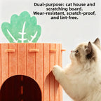 Carrot-Shaped Half-Closed Rabbit House Bed