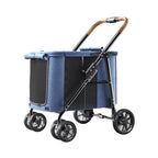 4-Wheel Adjustable Washable Waterproof Foldable Pet Stroller
