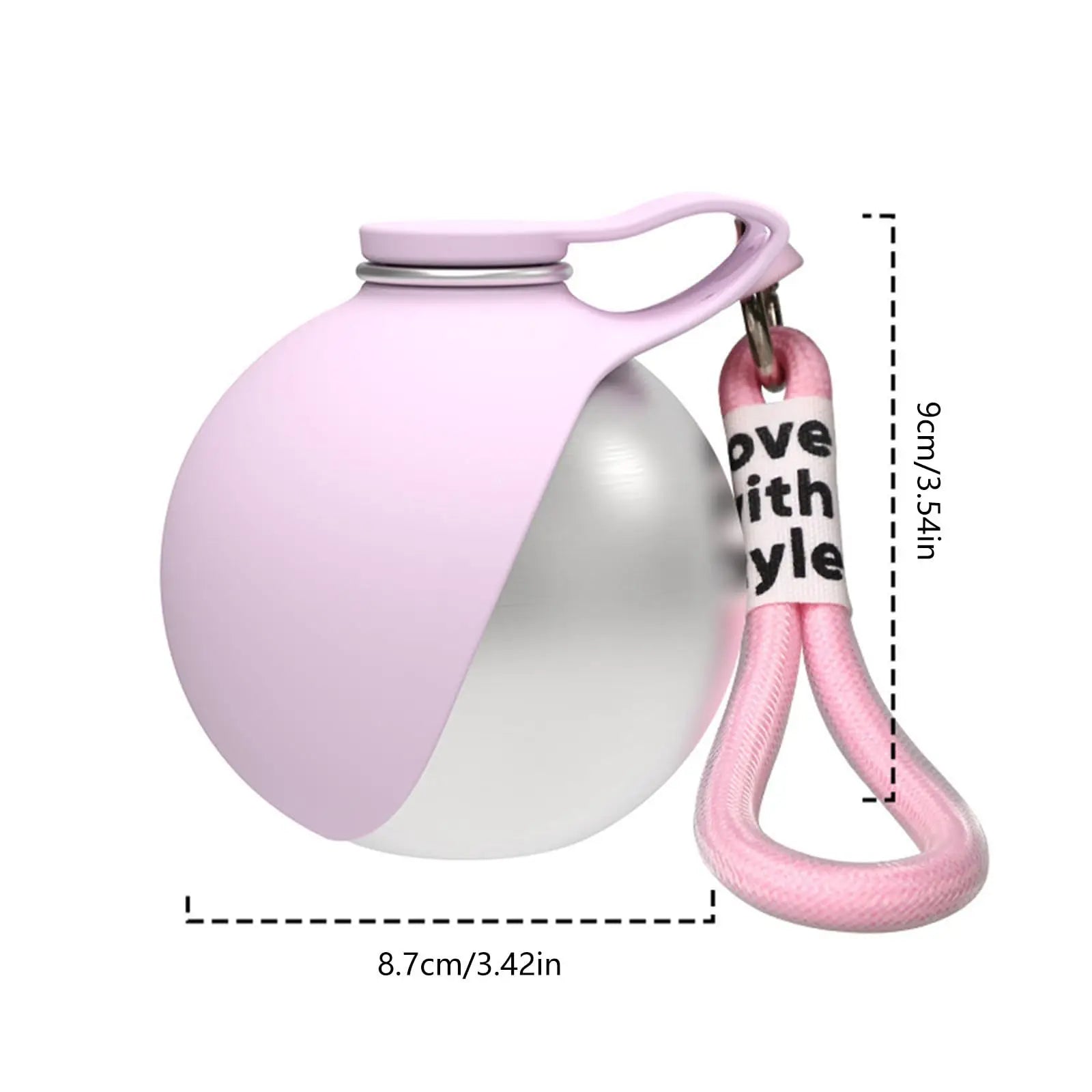 Travel Dog Water Bottle with Bowl