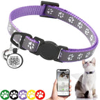 Reflective Cat Collar with QR Code ID Tag