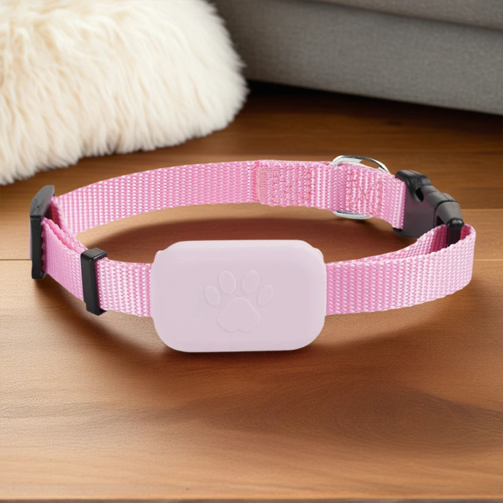 Smart GPS Pet Collar Tracker for Dogs, Cats & Kittens - Adjustable Anti-Loss Locator
