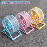 Silent Hamster Running Wheel — Anti-Jam Exercise Wheel with Stand