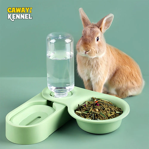 Combo Food & Water Dish — Splice-Together Feeder for Small Pets
