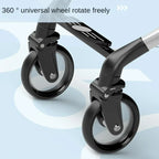 Detachable Aluminum Tube Foldable Pet Stroller Travel Trolley for Cats, Puppies & Dogs — Portable