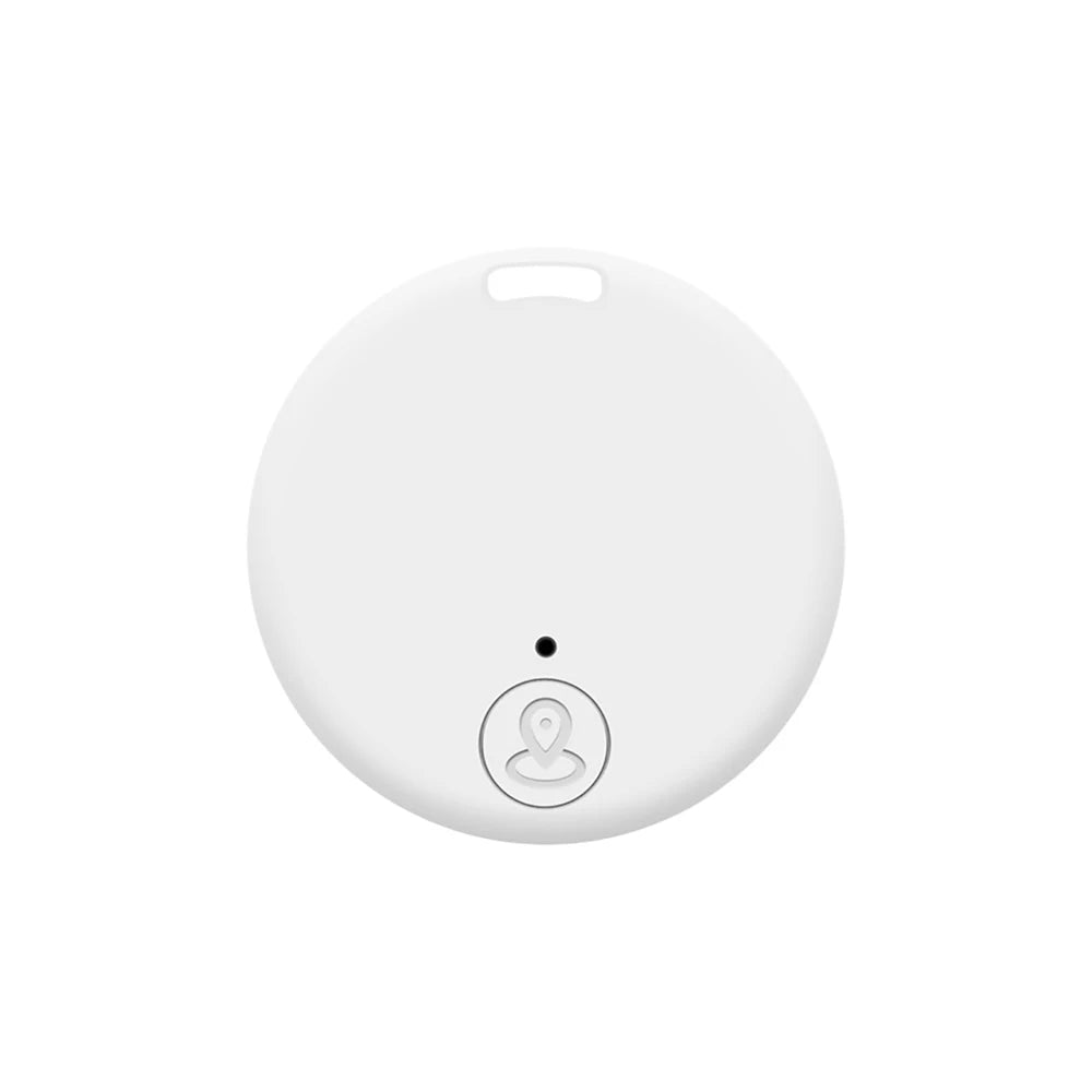 Round Mini Bluetooth Anti-Loss Tracker for Dogs, Cats, Kids & Keys - Smart Finder