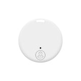 Round Mini Bluetooth Anti-Loss Tracker for Dogs, Cats, Kids & Keys - Smart Finder