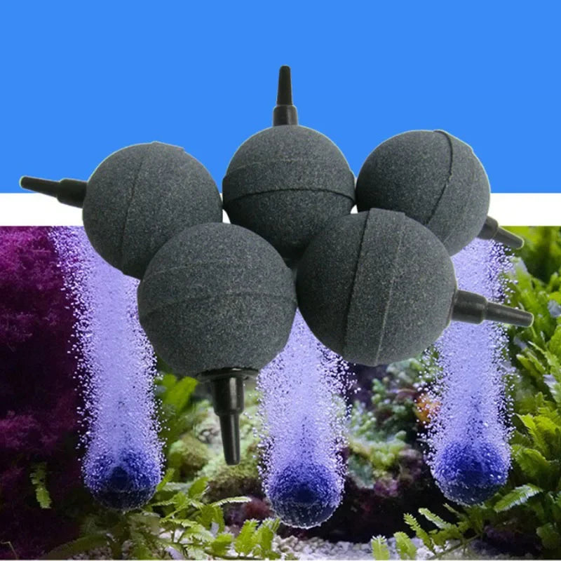 Aquarium Air Stones (2–5cm, Multi-Pack, Oxygen Aerator, Fish Tank & Hydroponics)