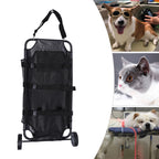 Foldable Pet Stretcher for Veterinary Transport (50kg Capacity)