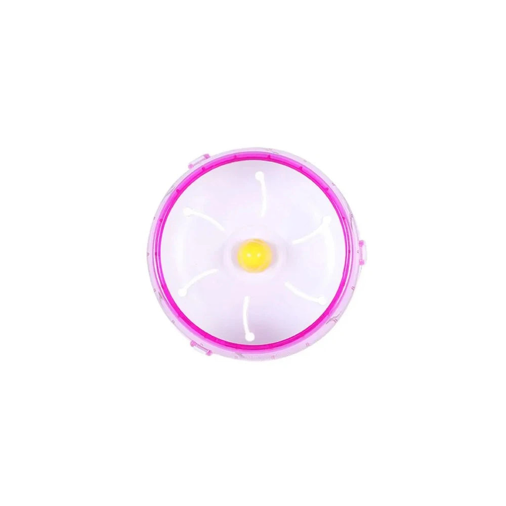 Silent Hamster Running Wheel — Wide-Track Acrylic Exercise Disc