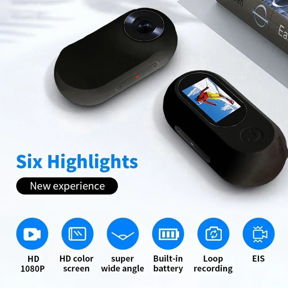 HD 1080P Pet Collar Camera - No WiFi Video Recording Tracker for Dogs & Cats