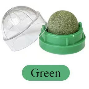 Mint Cat Dental Chew Ball Toy — Teeth Cleaning & Solo Play
