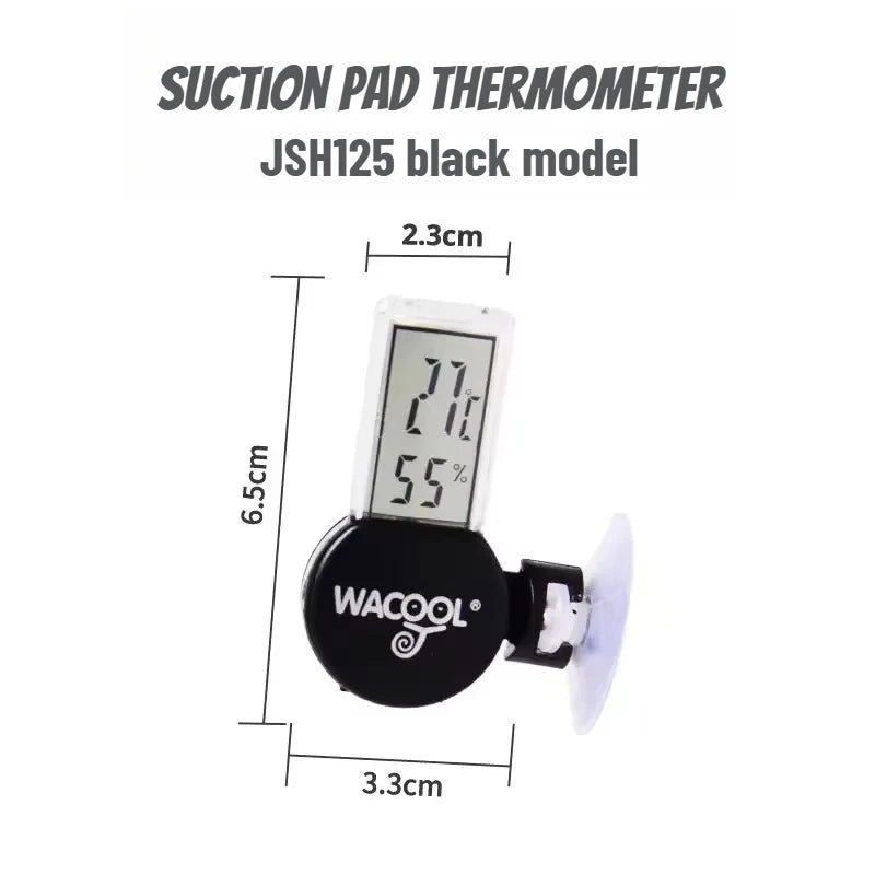 Digital Reptile Hygrometer & Thermometer — Terrarium Habitat Monitor
