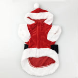 Santa Costume Hooded Coat for Small Dogs (Winter Jacket)