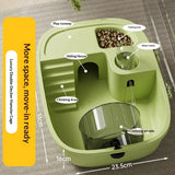 Full-View Hamster Villa Cage — All-in-One Habitat with Wheel, Water & Hideout