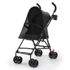 Lightweight Portable Foldable Pet Stroller Trolley for Teddy Dogs & Cats — Outdoor Travel Cart