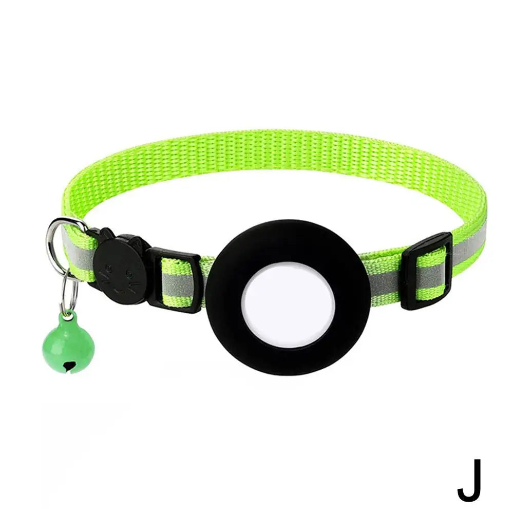 Reflective Breakaway Cat Collar with Bell — Safety-Release Design