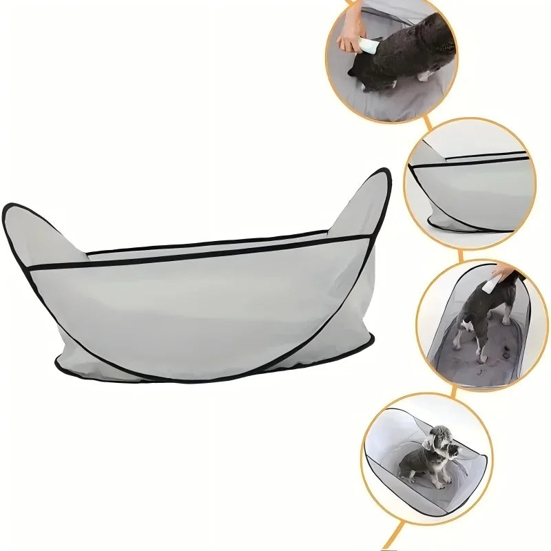Pet Grooming Hair Catcher Cape