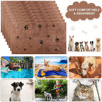 Quick-Dry Pet Bath Towel — Soft Absorbent Cotton for Dogs & Cats
