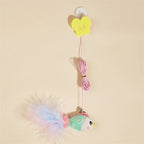 Hanging Simulation Bird & Insect Cat Toy — Self-Play Teaser Wand Toy for Kittens