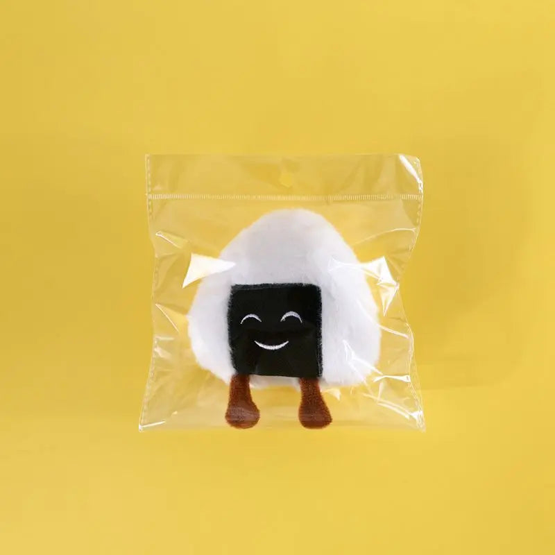 Catnip Squeaky Plush Cat Toy — Food-Shaped Design with Built-In Bell