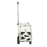 Pet Trolley Carrier Suitcase (Portable, Up to 22 lbs, Cat & Small Dog)