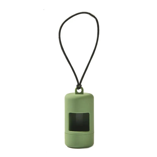 Dog Poop Bag Holder with Hanging Rope (Candy Color, Durable Plastic)