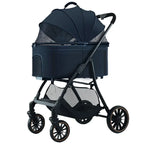 Detachable Foldable Lightweight Pet Stroller for Dogs & Cats — Portable Walking Cart for Teddy Breeds