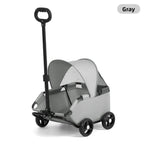 Foldable Hand Pushchair Stroller for Small Dogs, Cats & Puppies