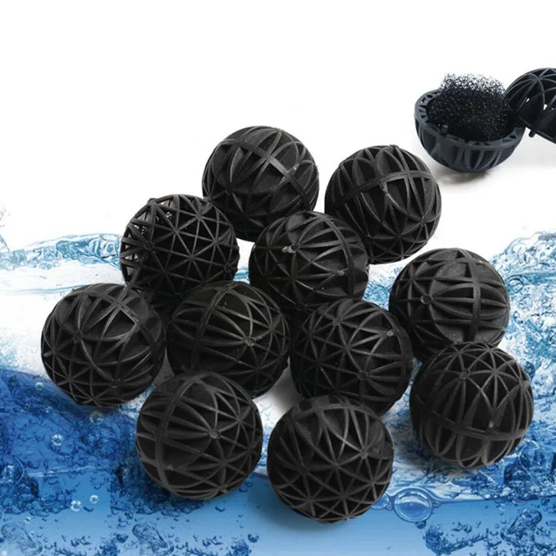 Aquarium Bio Ball Filter Media 10–100 Pack Wet/Dry
