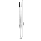 Stainless Steel Pet Feeding Tongs — Rubber-Tipped Tweezers for Reptiles