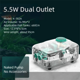Ultra-Silent Aquarium Air Pump (Low Noise, Adjustable Flow, Multi-Outlet)
