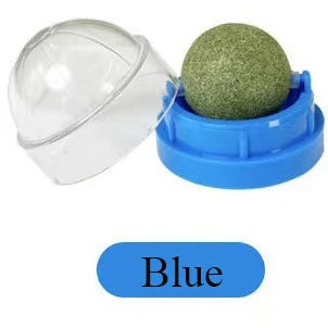Mint Cat Dental Chew Ball Toy — Teeth Cleaning & Solo Play