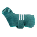 Thickened Microfiber Dog Bathrobe — Adjustable High Collar for Medium & Large Dogs