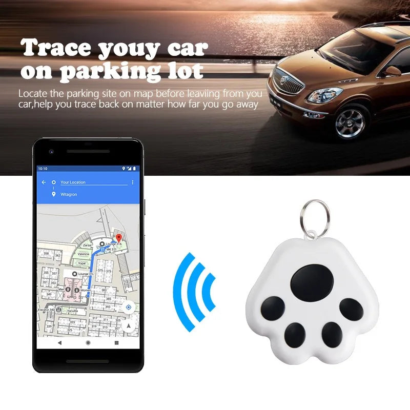 Mini Bluetooth GPS Smart Tracker with Anti-Loss Reminder - Pets, Kids & Keys