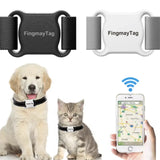 Waterproof GPS Cat Collar Tracker - Bluetooth Locator for Apple & Android