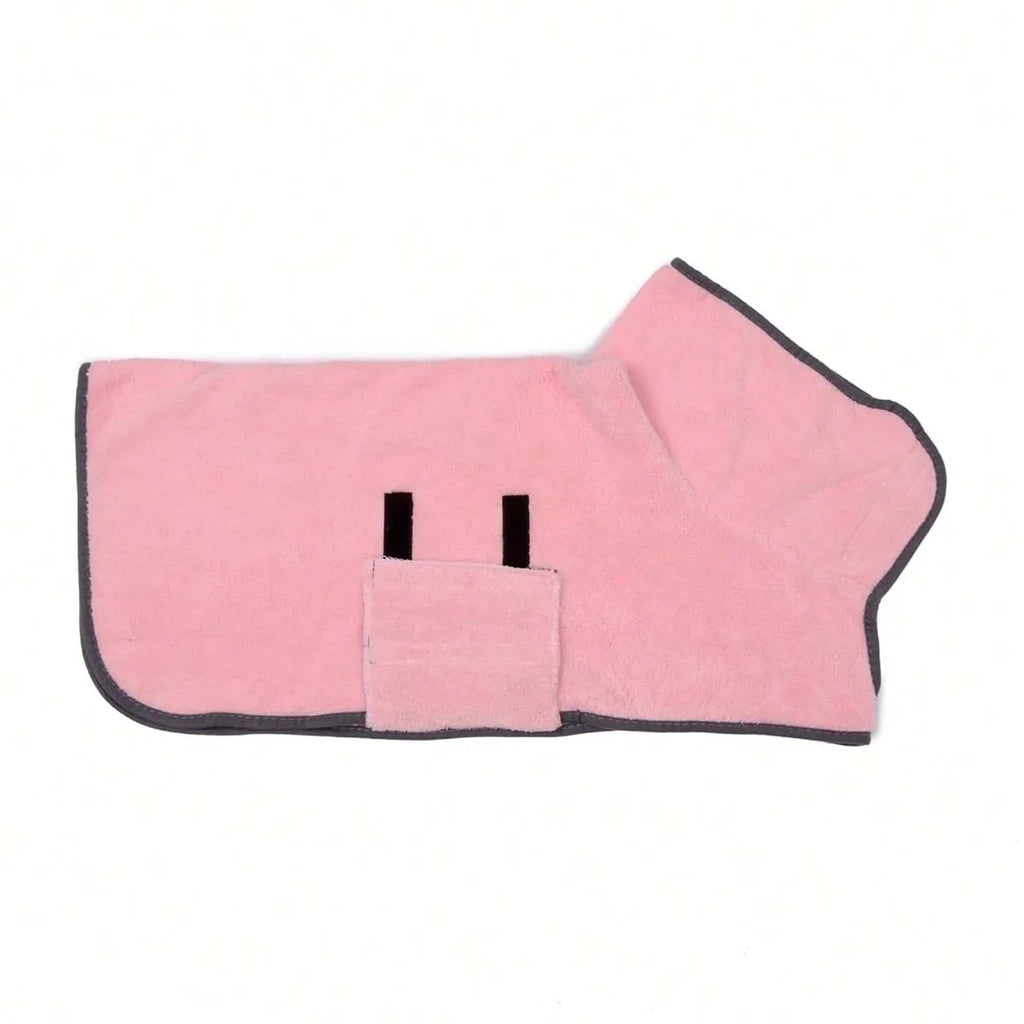 Adjustable Quick-Dry Pet Bathrobe — Machine-Washable Comfort for Cats & Dogs